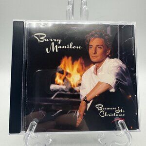 Barry Manilow Because Its Christmas CD Album Arista 1990 Tracks Booklet